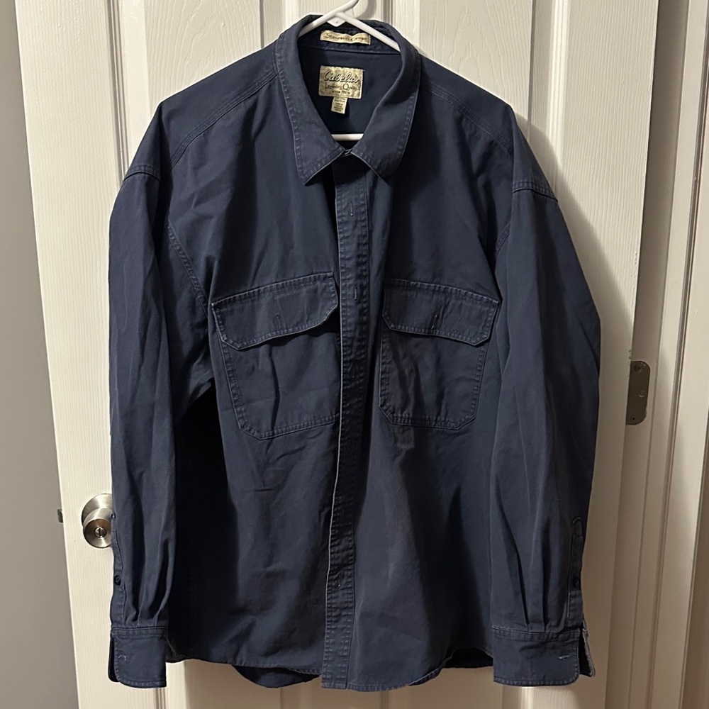 Cabela's Dark Blue Shirt Jacket